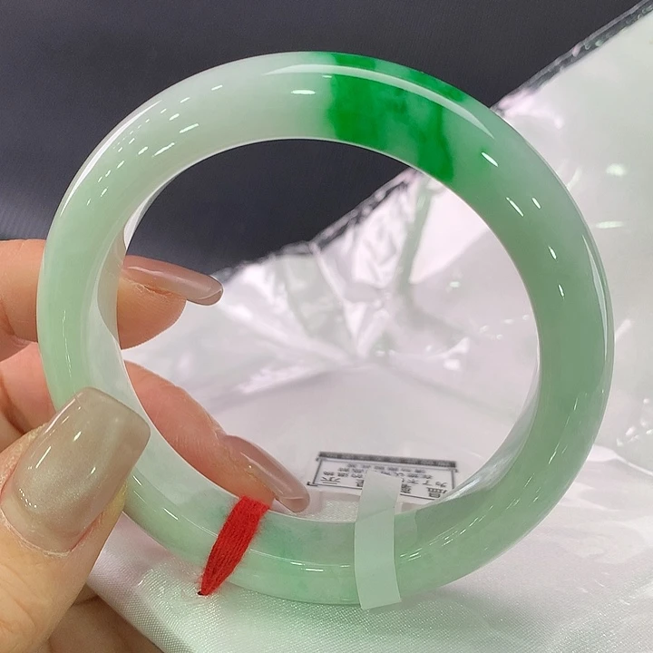 未镶嵌手镯翡翠正圈54