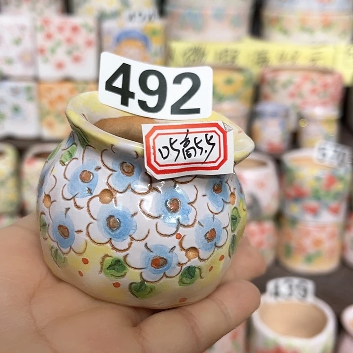 红陶特价手工多肉植物花盆