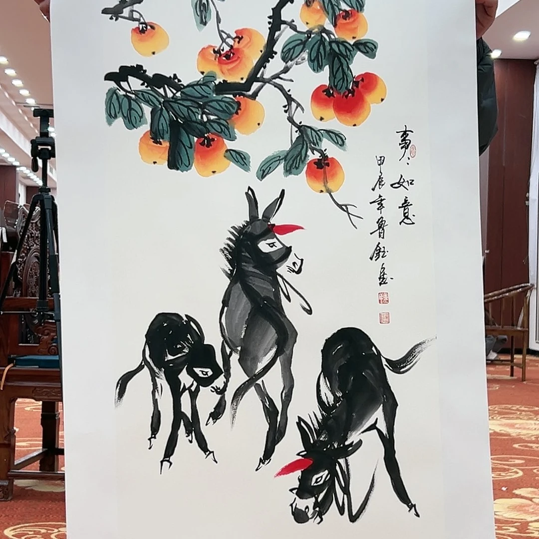 国画姜国华展览原作