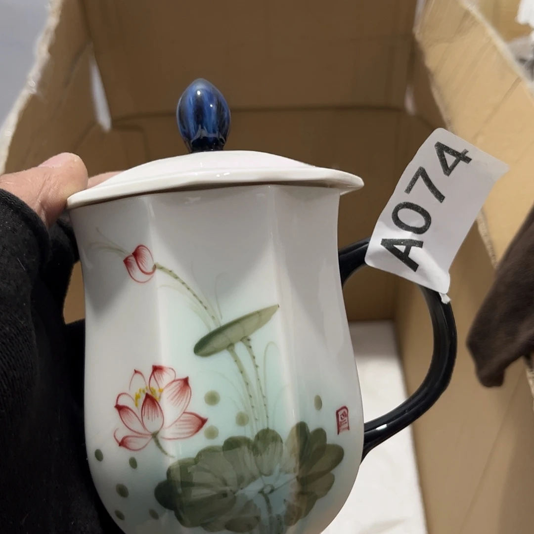 瓷片茶摆件工艺品摆件666