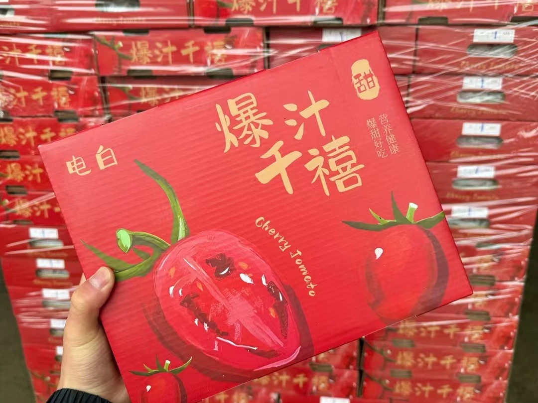 爆汁千禧 小番茄  口口爆汁净果2斤礼盒装