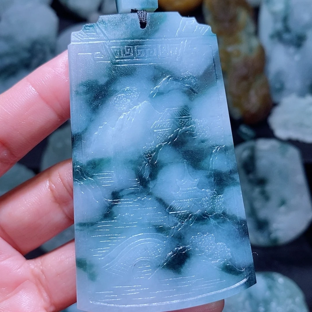 我***子定制翡翠未镶嵌翡翠