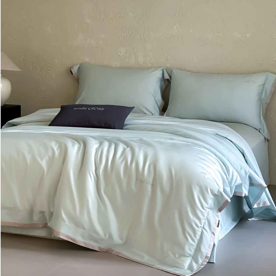 【单先生线下高定】蒂芙尼-进口高支超软裸睡超细旦天丝棉四件套
