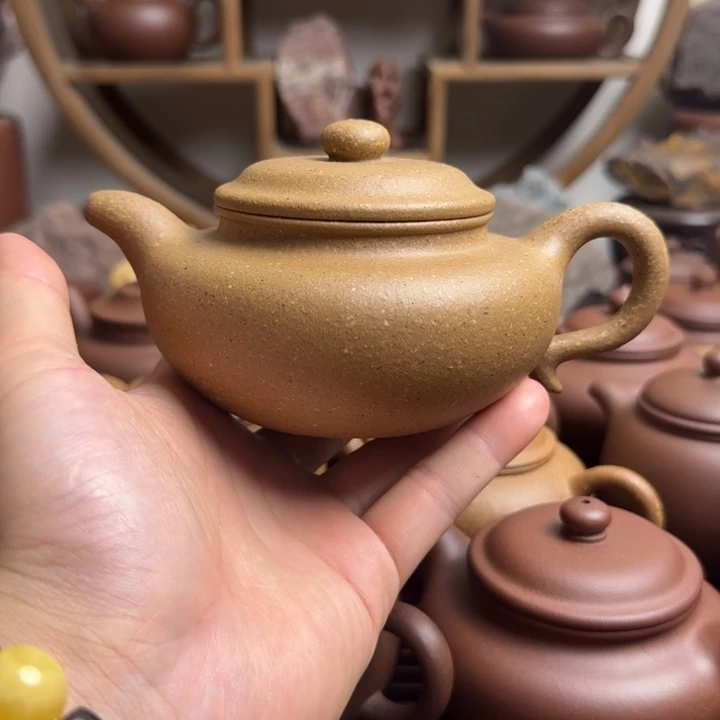 茶壶紫砂仿古300cc台西梨皮老段