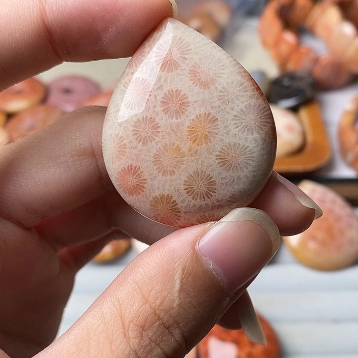 地***心硅化玉未镶嵌颈饰