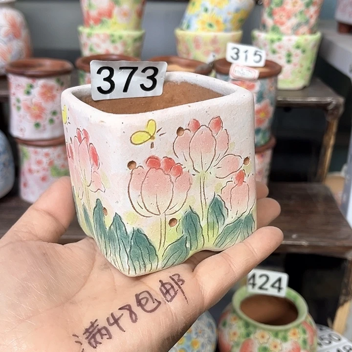 手工制作多肉花盆