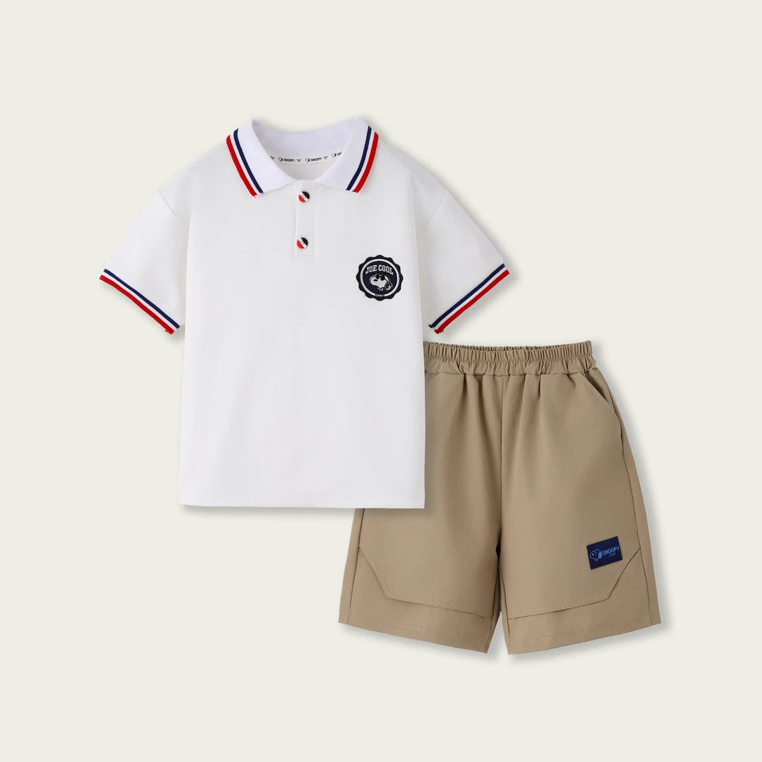 【品牌走量】夏季中大童夏款翻领短袖夏季时尚POLO衫儿童运动学院风