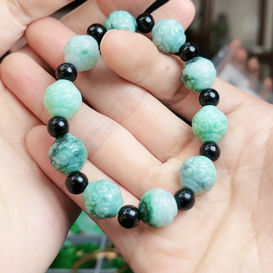 翡翠手链未镶嵌手链
