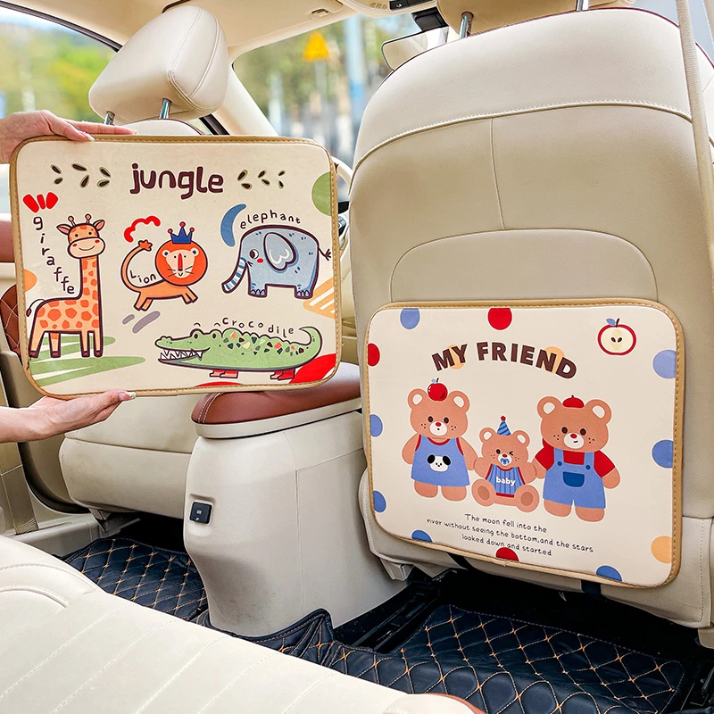 汽车防踢垫后排座椅后背儿童保护垫车后座防脏垫耐磨耐脏防护用品