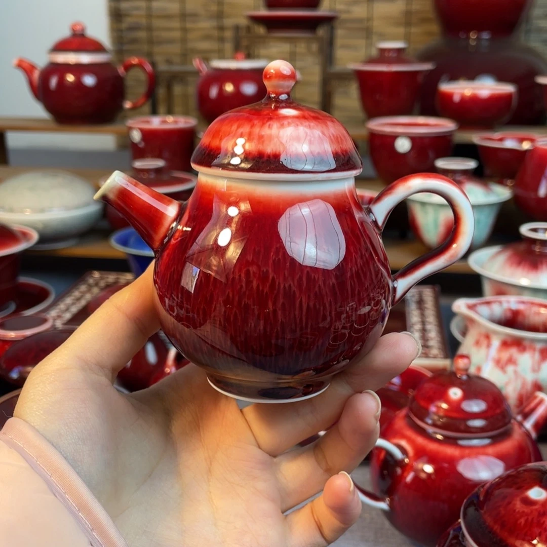 景德镇原矿陶瓷 茶壶