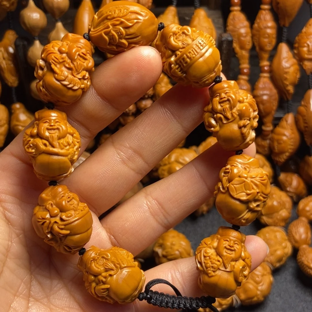 【闪购商品】手串/手链橄榄核唯***觉八大财神