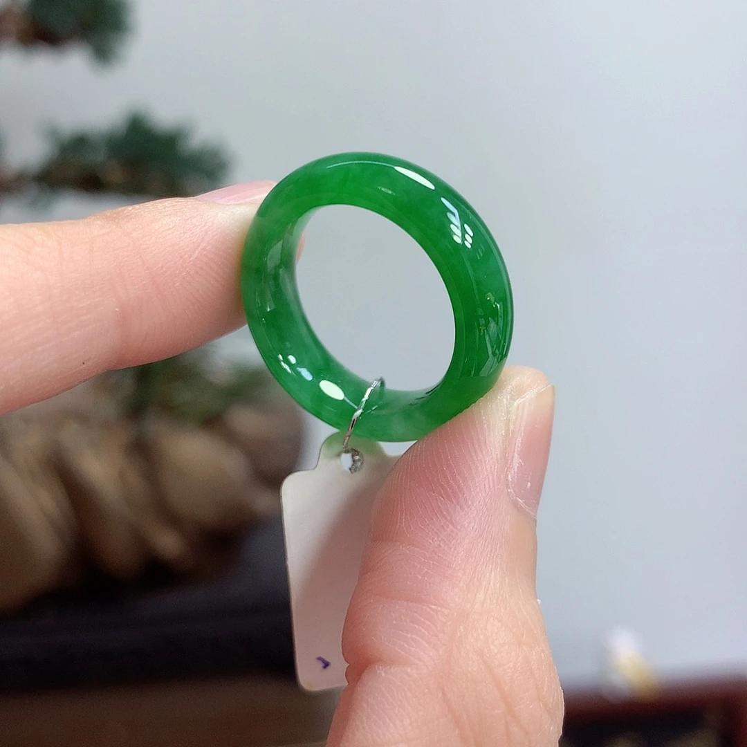 翡翠未镶嵌戒圈14号