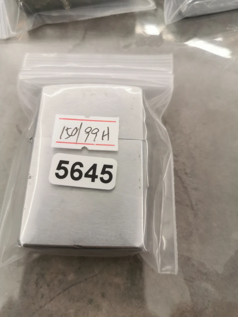 Zippo打火机回血99H拉丝光板-5645