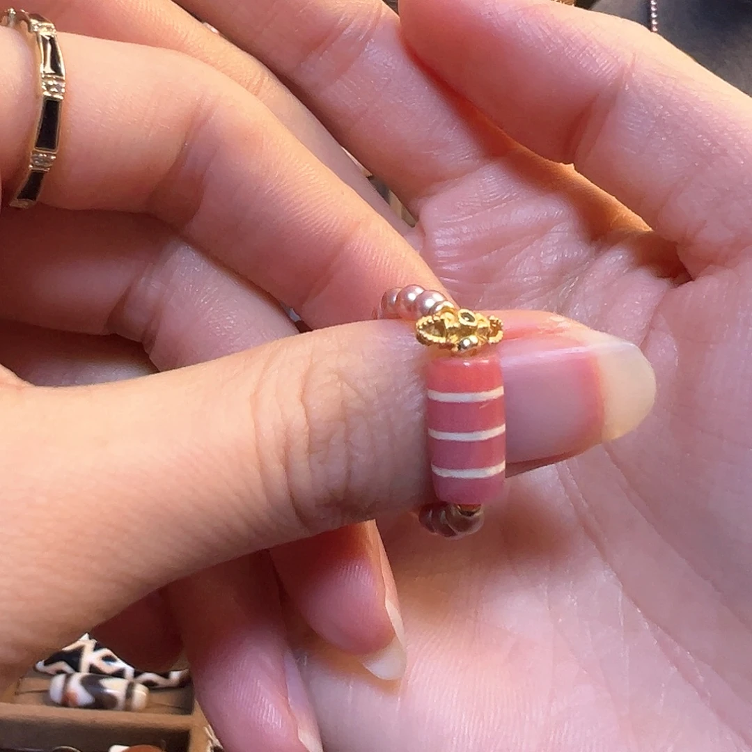 王***5石英石纯铜戒指儿