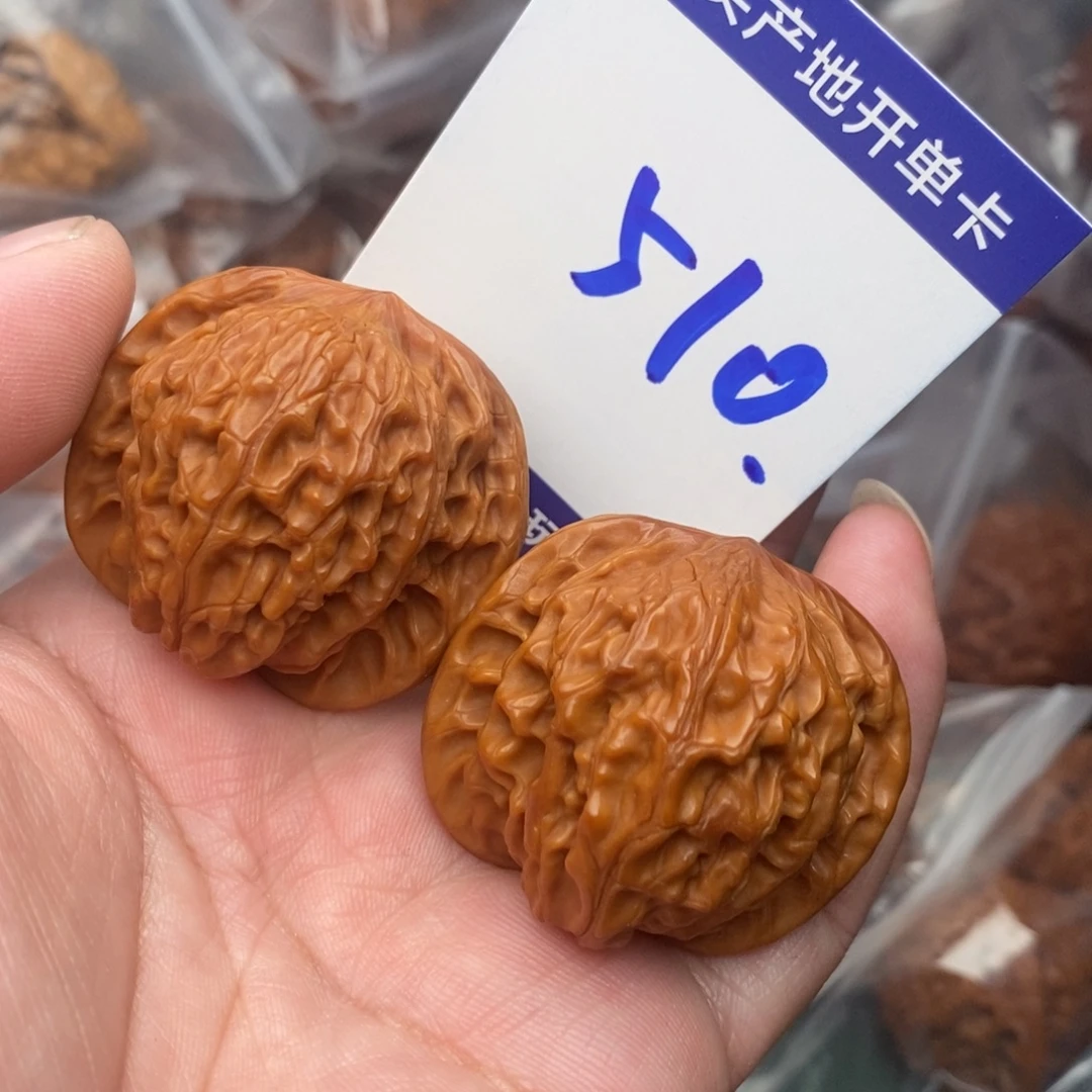 把件文玩核桃磨盘狮子头39