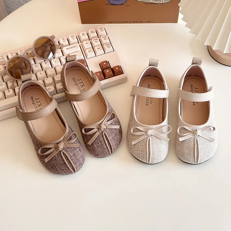 女童公主鞋2025春秋新款1-3岁小童复古单鞋女孩演出舞蹈宝宝鞋子