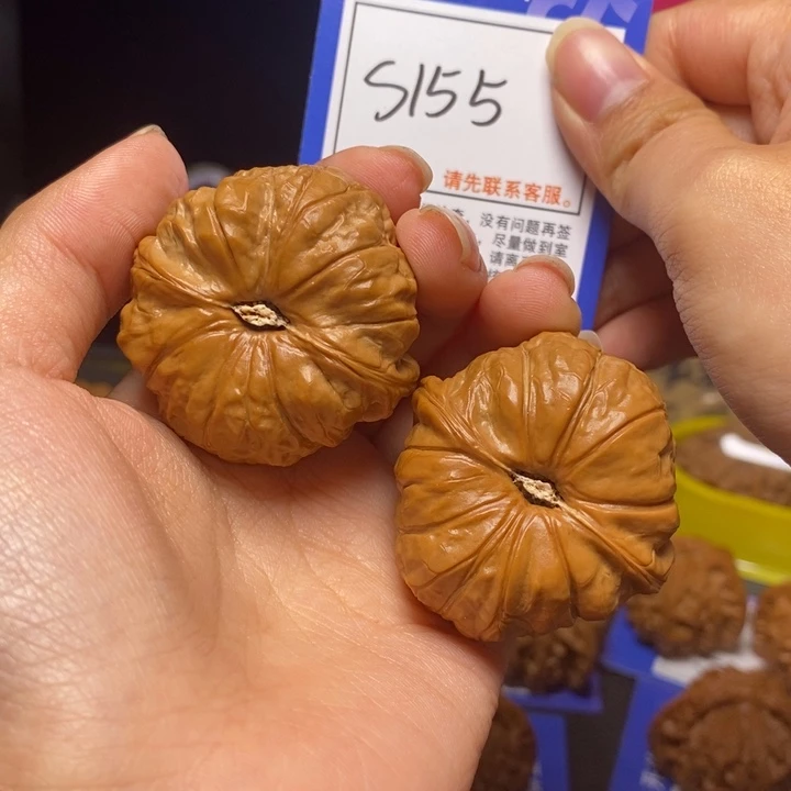 吊坠文玩核桃42全品南瓜墩s155
