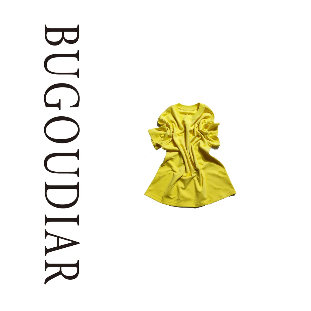 新款百搭时尚圆领短袖T恤BU2025T137