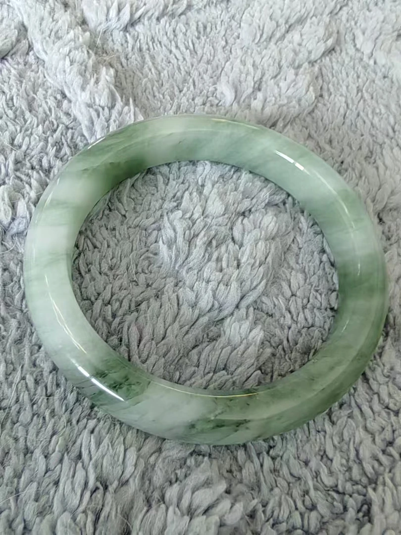 非金属仿水晶手镯 天山翠手镯单只