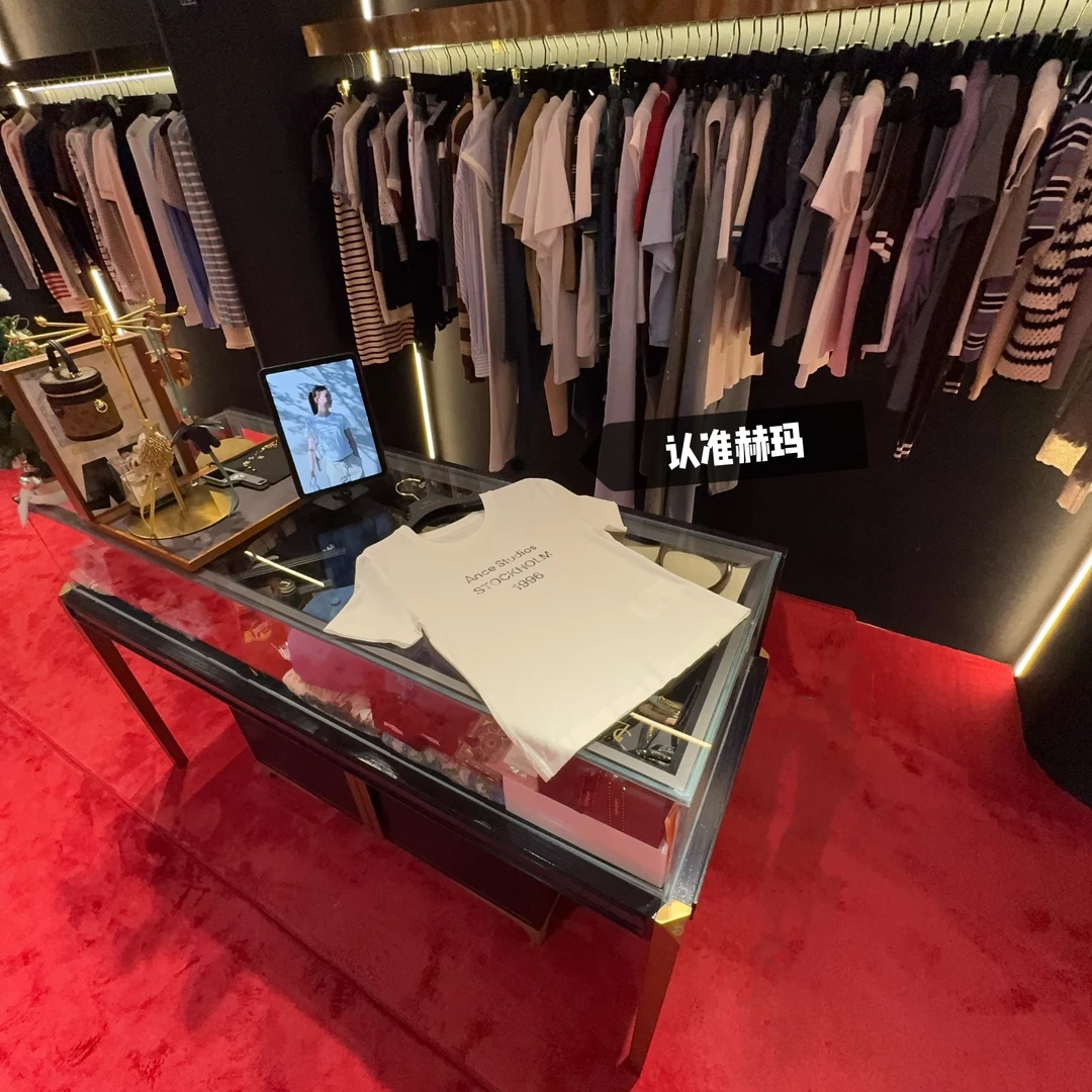 认准赫玛 25AC 复古水洗做旧印花T恤亚麻#1996修身版型#1489上新