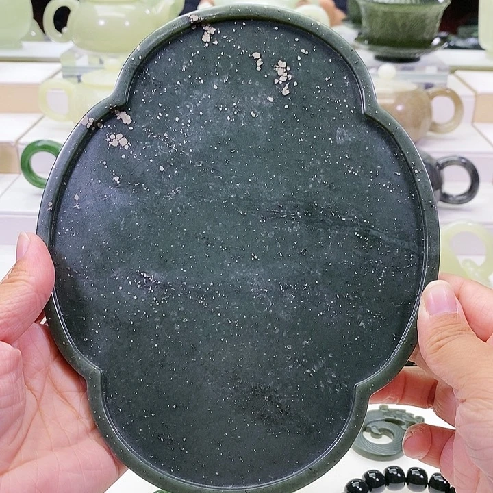 未镶嵌和田玉挂件茶盘