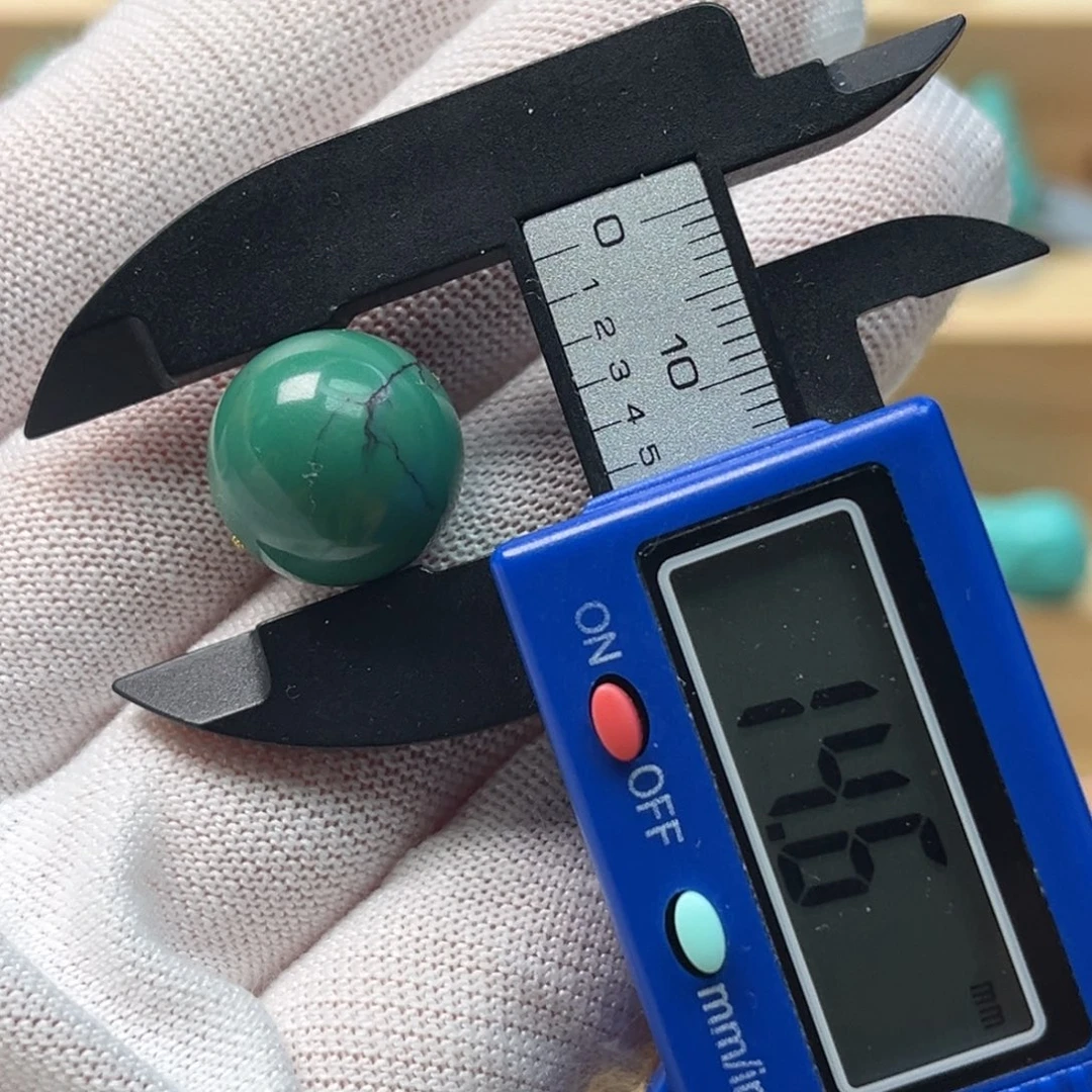 绿松石未镶嵌圆珠