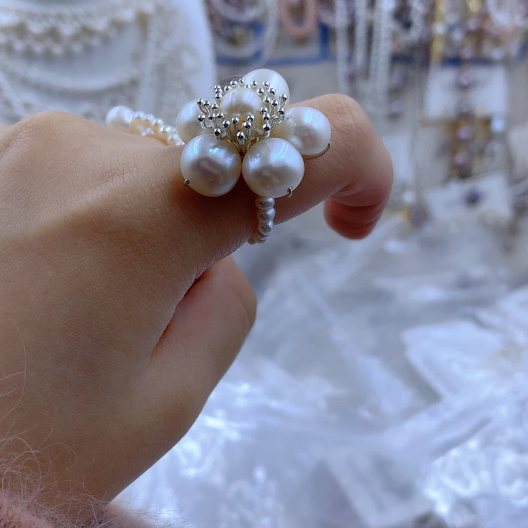 颈饰合金淡水珍珠