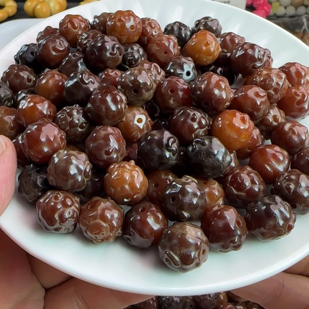 手串菩提根/象牙果瑕疵卡13-14风化云朵羊30颗