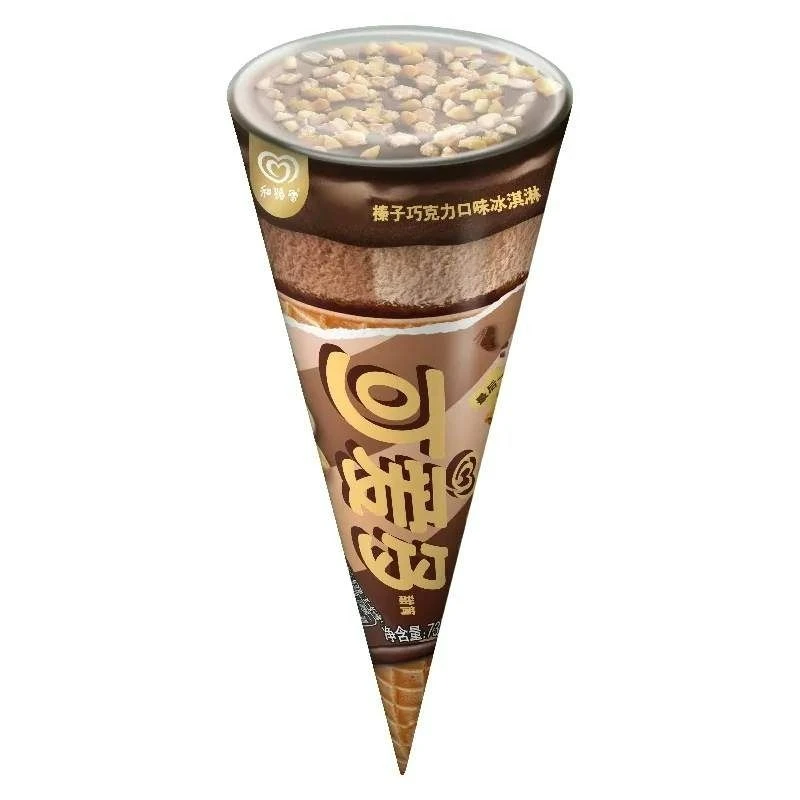 可爱多榛子巧克力口味冰淇淋73G雪糕同城送雪糕同城配