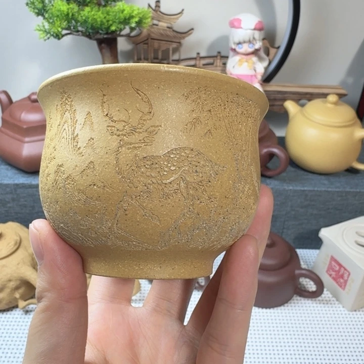 原矿黄金段泥150cc刻绘