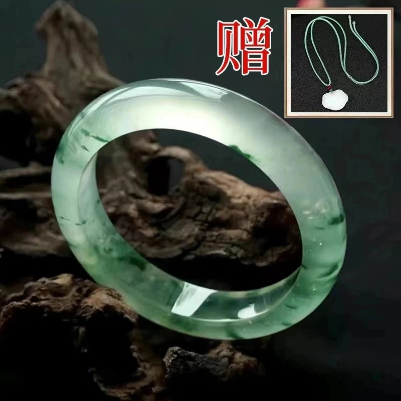 【高冰正品】爆款冰飘花女款百搭高档手镯精美手镯（带礼盒）