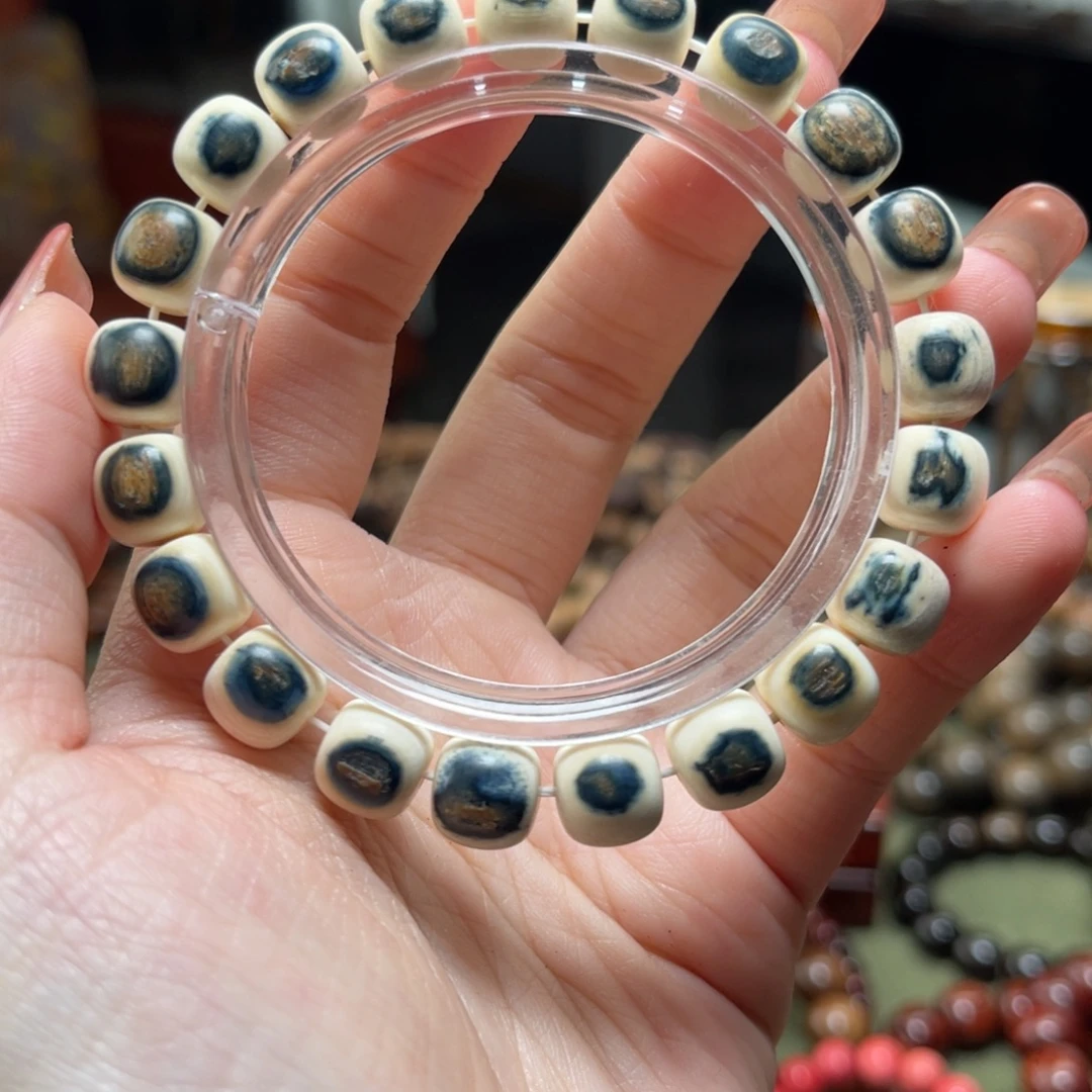 猛犸象牙手串/手链/手镯蓝眼睛485