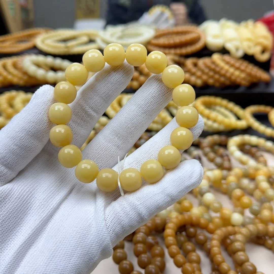 菩提根/象牙果手串13珑珠 10年 精工