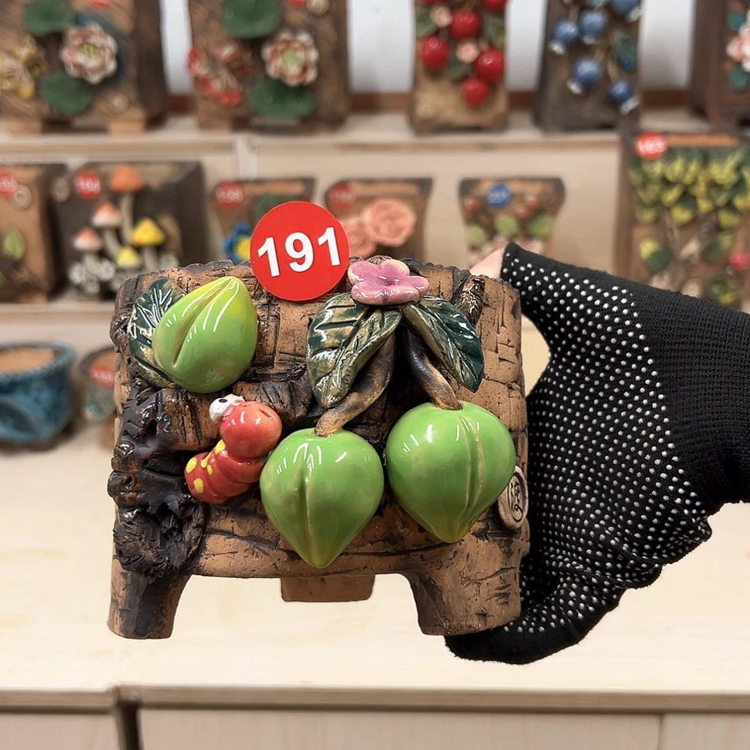 紫砂花盆191号内口12外高11
