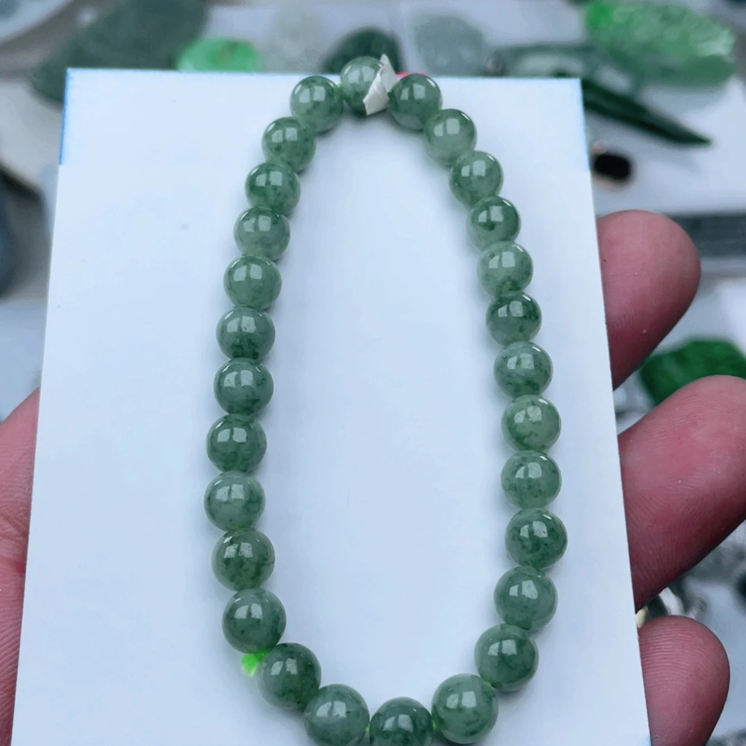 翡翠手链未镶嵌卡6.3