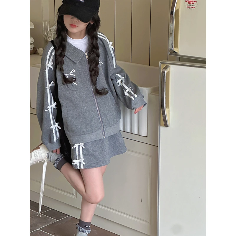 K28383女童套装2025春装新款儿童洋气两件套女大童春秋休闲衣服潮