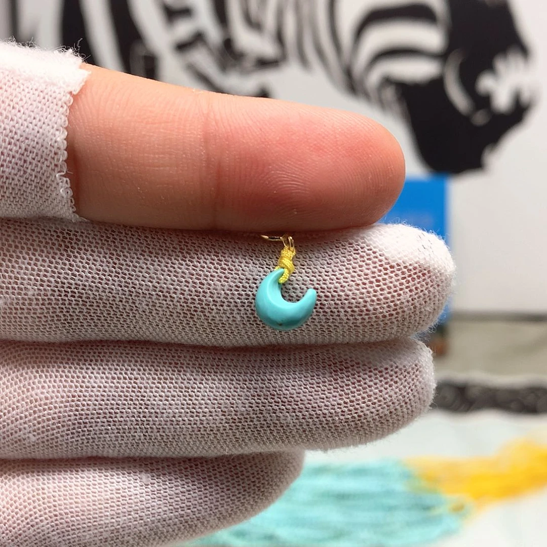 未镶嵌绿松石挂件