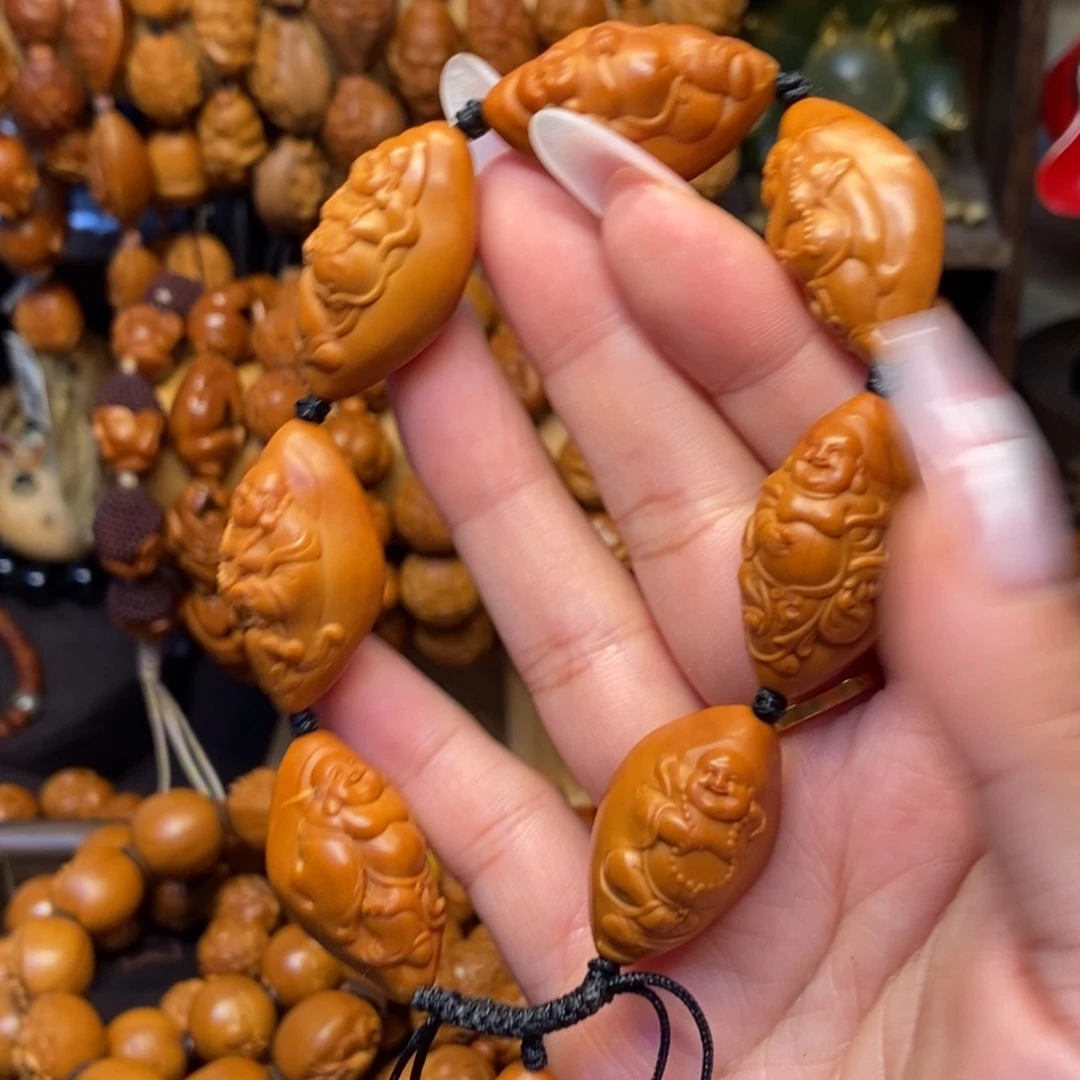 橄榄核手串/手链八宝弥勒