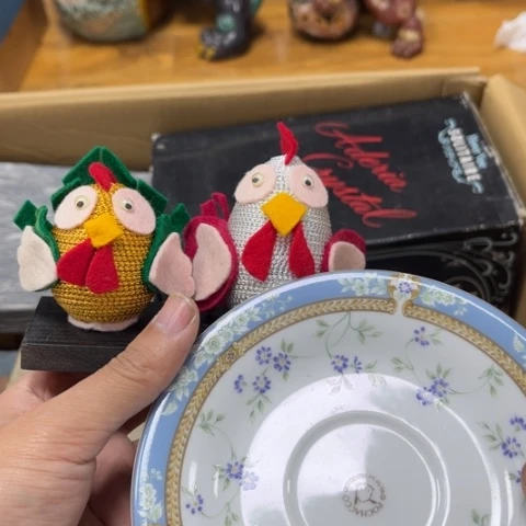 瓷片摆件工艺品瓷器摆件777