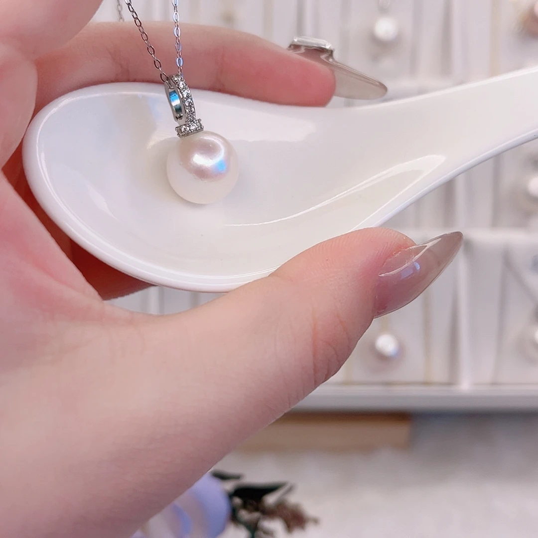 淡水珍珠未镶嵌吊坠(赠链)