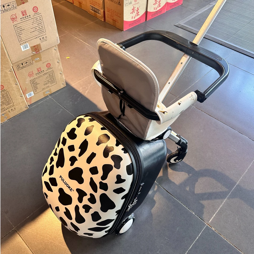 新品奶牛【遛娃神器+儿童行李箱】2合1儿童行李箱网红行李箱儿童