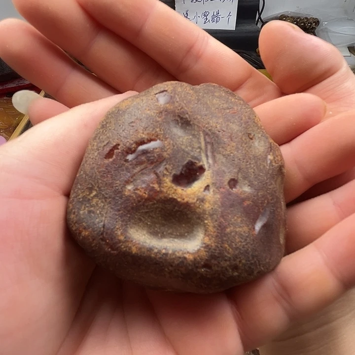 定制琥珀未镶嵌开****哥