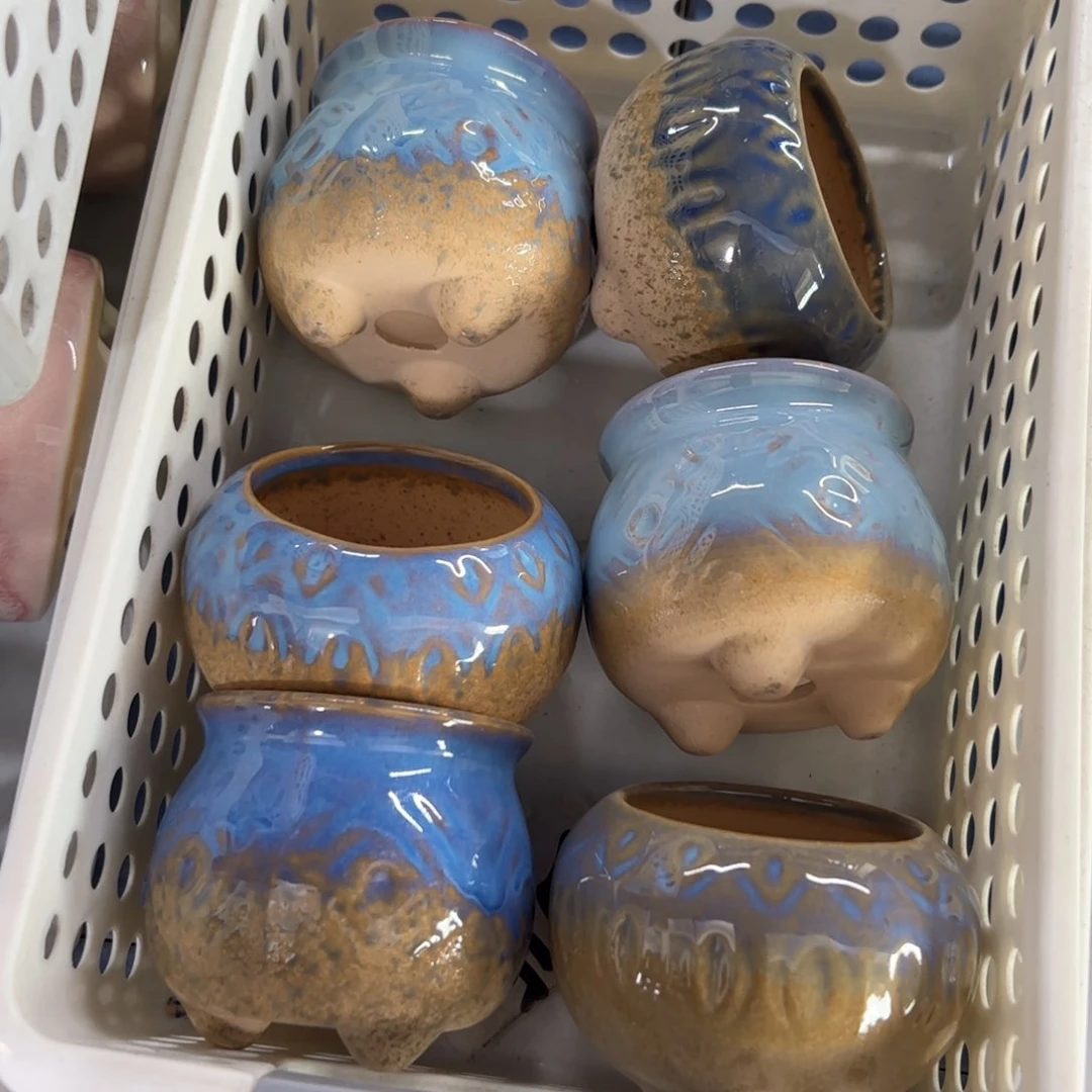 陶瓷多肉小花盆@@2075