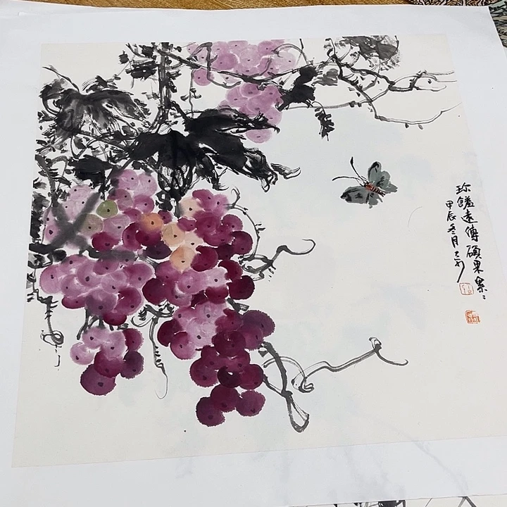 姜奇老师花鸟作品50×50