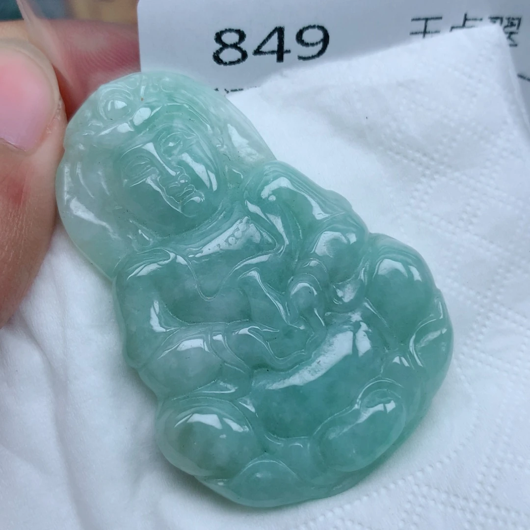 翡翠未镶嵌项链珠子球