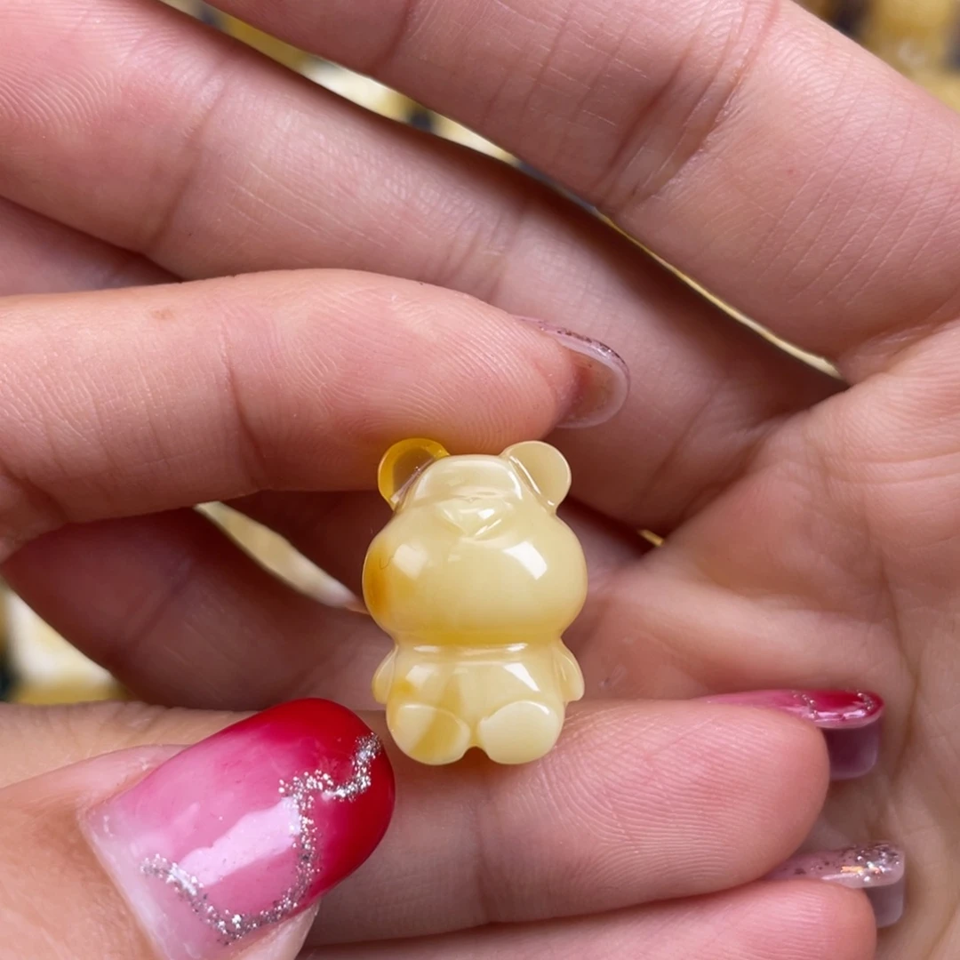 琥珀裸石未镶嵌蜜蜡