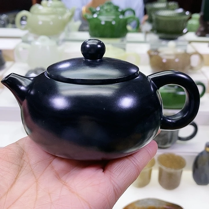 未镶嵌和田玉挂件茶壶180m l