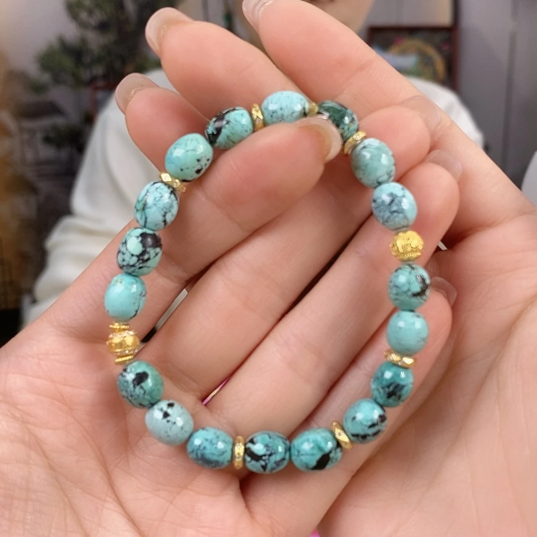 绿松石银S925镶嵌珠宝奇石