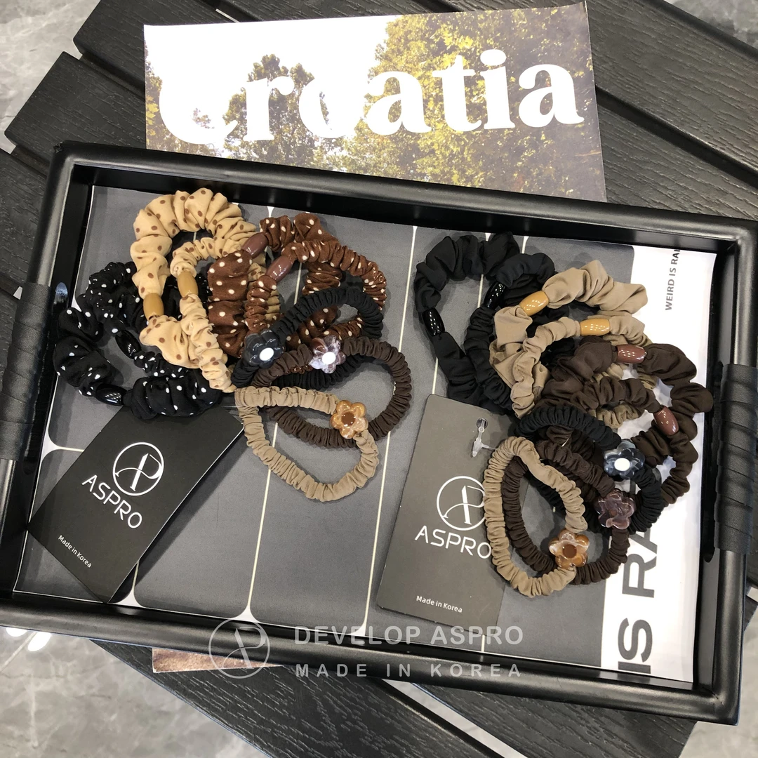 【现货 福利 一组9根】韩国正品上新百搭爆款简约发绳FS116