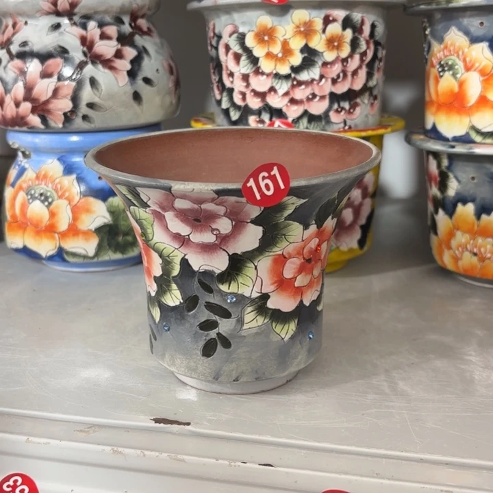 景德镇手绘花盆陶瓷14/11